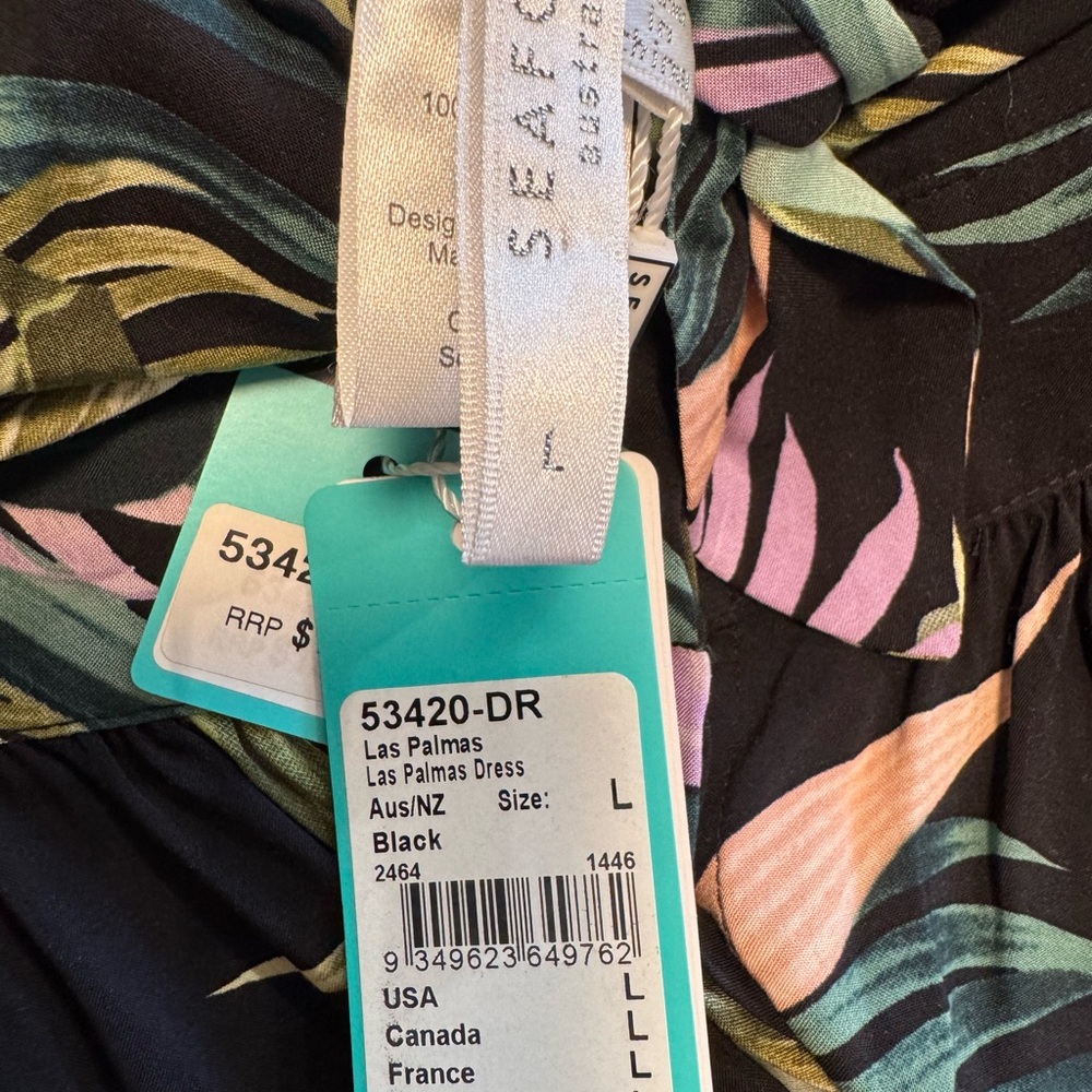 3 piece Tropical Print Maxi Dress and swimsuit - Picture 13 of 16